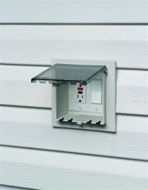 deep electrical box vinyl siding|vinyl siding electrical outlet boxes.